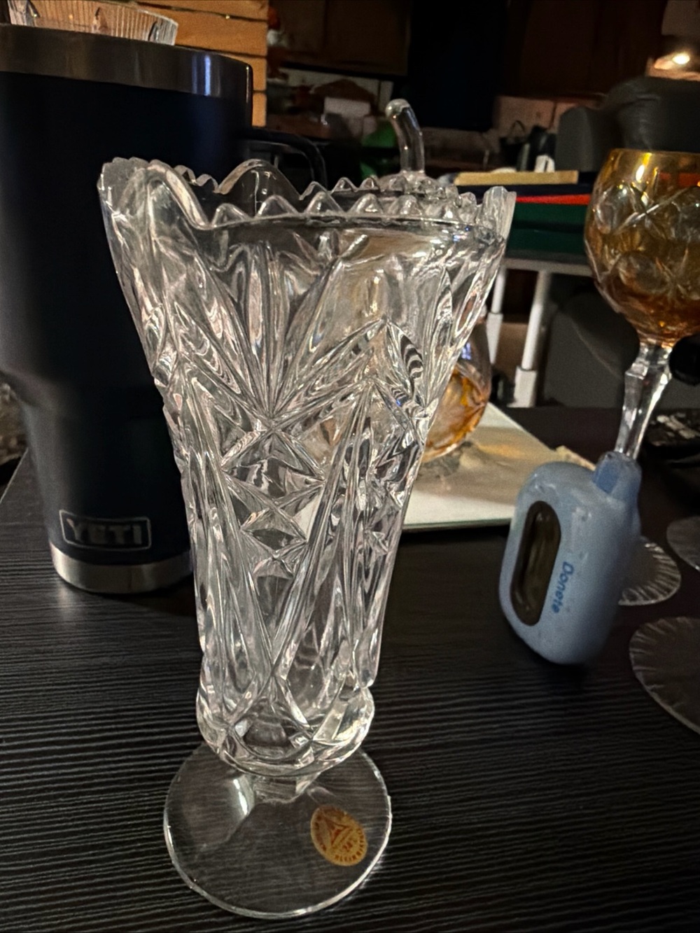 Crystal vase